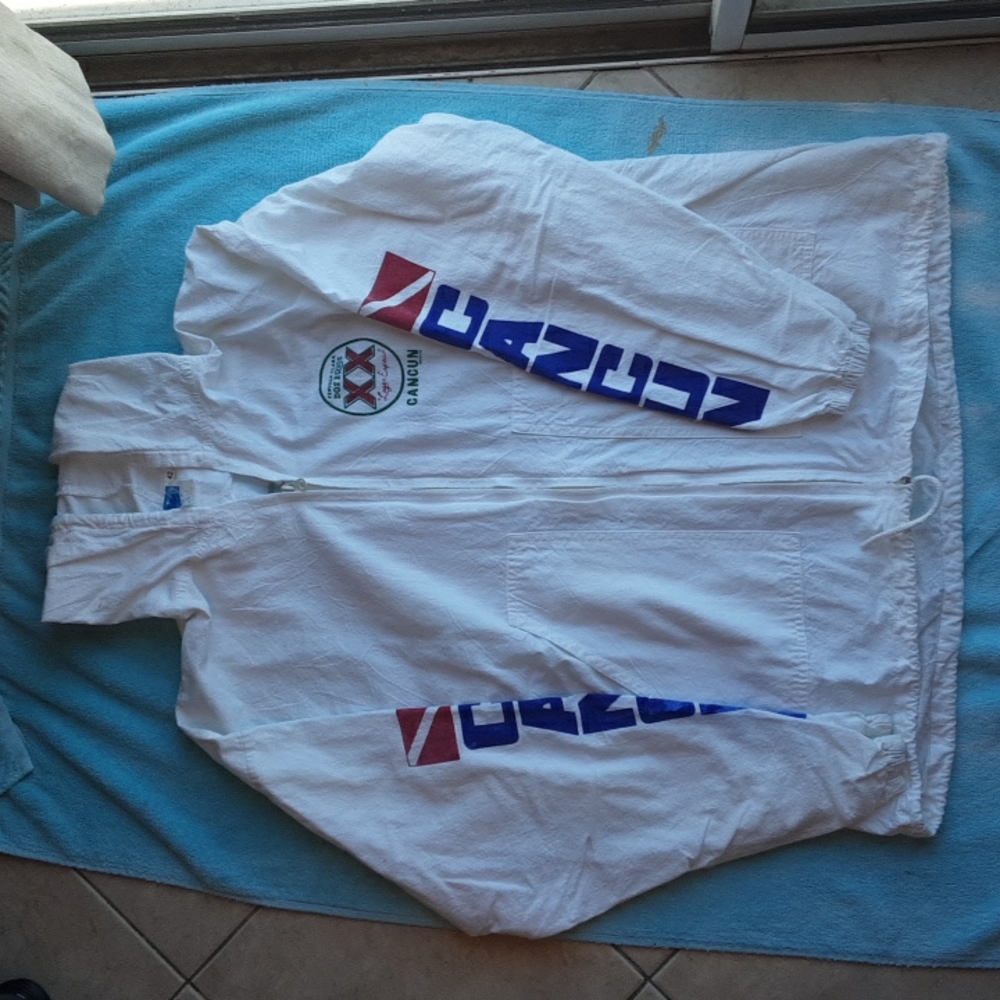 White Cancun Mexico Jacket